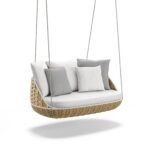 Mazzi Double Seater Hanging Swing Without Stand For Balcony, Garden Swing