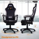 Drogo Throne Ergonomic Gaming Chair With Linkage Armrest,Foot Rest,& Adjustable Seat - Image 9