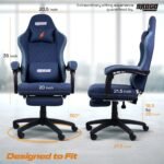Drogo Throne Ergonomic Gaming Chair With Linkage Armrest,Foot Rest,& Adjustable Seat - Image 17
