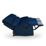 Nilkamal Matt 2 Seater Recliner Sofa with Cup Holder (Blue) - Image 6