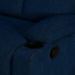 Nilkamal Matt 2 Seater Recliner Sofa with Cup Holder (Blue) - Image 8