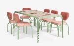 Dastoori Outdoor Dining Table with 6 Chairs - Image 9