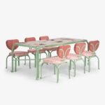 Dastoori Outdoor Dining Table with 6 Chairs - Image 2