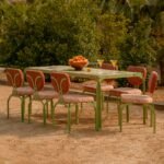 Dastoori Outdoor Dining Table with 6 Chairs
