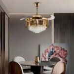 Golden Mamba Chandelier Ceiling Fan with Remote Control - Image 16