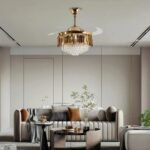 Golden Mamba Chandelier Ceiling Fan with Remote Control - Image 18