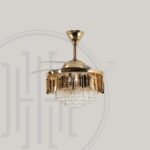 Golden Mamba Chandelier Ceiling Fan with Remote Control - Image 23