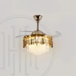 Golden Mamba Chandelier Ceiling Fan with Remote Control - Image 24