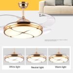 Invisible Chandelier Ceiling Fan with Remote Control - Image 2