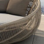 Perales Outdoor Poolside Sunbed With Cushion Daybed (GREY) - Image 5