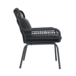 Intra Outdoor Patio Seating Set 2 Chairs and 1 Table Set - Image 5