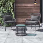 Intra Outdoor Patio Seating Set 2 Chairs and 1 Table Set