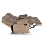 Nilkamal Skelton 2 Seater Manual Recliner (Velvet Brown) - Image 5
