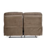 Nilkamal Skelton 2 Seater Manual Recliner (Velvet Brown) - Image 9