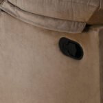 Nilkamal Skelton 3 Seater Manual Recliner (Velvet Brown) - Image 10