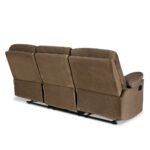 Nilkamal Skelton 3 Seater Manual Recliner (Velvet Brown) - Image 8