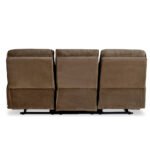 Nilkamal Skelton 3 Seater Manual Recliner (Velvet Brown) - Image 9