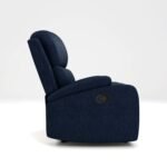 Nilkamal Matt 1 Seater Fabric Manual Recliner (Blue) - Image 11