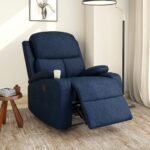 Nilkamal Matt 1 Seater Fabric Manual Recliner (Blue) - Image 4