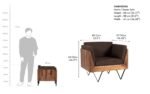 Metric 1 Seater Sofa - Image 5