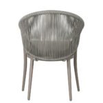 Detect Outdoor Patio Seating Set 2 Chairs and 1 Table Set (Grey) Braided & Rope - Image 7