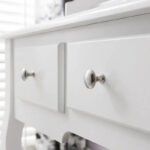 LUARANE Vanity Dressing Table Set | Home Furniture Dressing Table with  Mirror | 3 large Drawer and 2 small drawer Chest and Cushioned Stool | Multifunctional Application for Bedroom | Bathroom - Image 4