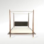 Navah Queen Size Teak Wood Canopy Bed - Image 2