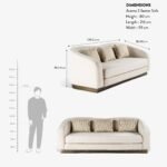 Avarna 3 Seater Sofa - Image 5