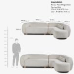 Rivva 2-Piece Wedge Chaise Sectional Sofa - Image 4