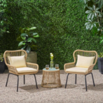 Intra Outdoor Patio Seating Set 2 Chairs and 1 Table Set - Image 8
