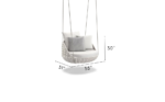Ciro  Single Seater Hanging Swing Without Stand For Balcony , Garden Swing - Image 3