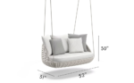 Mazzi Double Seater Hanging Swing Without Stand For Balcony, Garden Swing - Image 3
