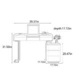 Luxury Tharshan Vanity Desk – Functional Bedroom Dressing Table - Image 3
