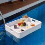 Rocío Luxury Floating Serving Tray For Swimming Pool - White( Rectangle ) - Image 2