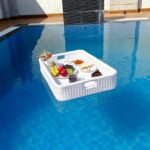 Rocío Luxury Floating Serving Tray For Swimming Pool - White( Rectangle ) - Image 3