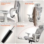 Drogo Opulent Ergonomic Office Chair for Work from Home - Image 17