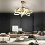 Crystal Wormhole Chandelier Ceiling Fan with Remote Control - Image 9