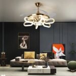 Crystal Wormhole Chandelier Ceiling Fan with Remote Control - Image 4