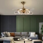 Crystal Wormhole Chandelier Ceiling Fan with Remote Control - Image 6