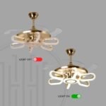 Crystal Wormhole Chandelier Ceiling Fan with Remote Control - Image 11