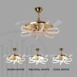Crystal Wormhole Chandelier Ceiling Fan with Remote Control - Image 10