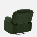 Avalon - Rocking & Rotating Single Seater Fabric Recliner In Green Colour - Image 14