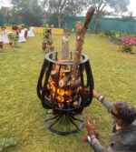 Nova Glass Shape Outdoor Fire Pits - Image 4