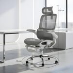 Drogo Ergonex Ergonomic Office Chair For Work From Home With Breathable Mesh - Image 16