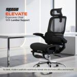 Drogo Ergonex Ergonomic Office Chair For Work From Home With Breathable Mesh - Image 3