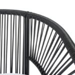 Amedea Outdoor Sofa Set 2 Seater , 2 Single seater and 1 Center Table (Black + White) - Image 8