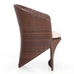 Candreva Outdoor Patio Dining Set 10 Chairs and 1 Table (Brown) - Image 4