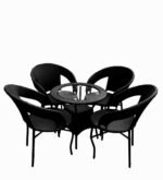 Boss Outdoor Patio Seating Set 4 Chairs and 1 Table Set - Image 2