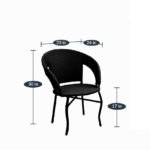 Boss Outdoor Patio Seating Set 4 Chairs and 1 Table Set - Image 5