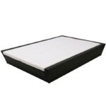 Adalberto Outdoor Poolside Sunbed With Cushion Daybed (Black/Brown) - Image 8